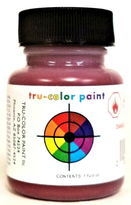 Tru-Color 117 Railroad Color Acrylic Paint Wisconsin Central Maroon 1oz. Bottle