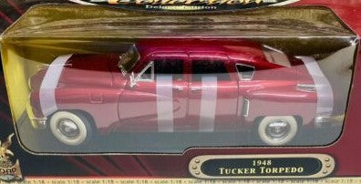 Yat Ming 92268 1:18 Diecast Metallic Red 1948 Tucker Torpedo