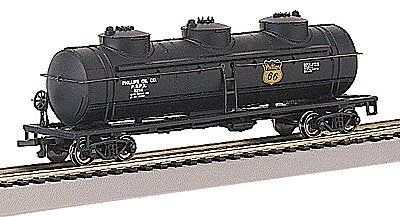 Bachmann 70190 N Phillips 66 Silver Series 40' 3-Dome Tank Car