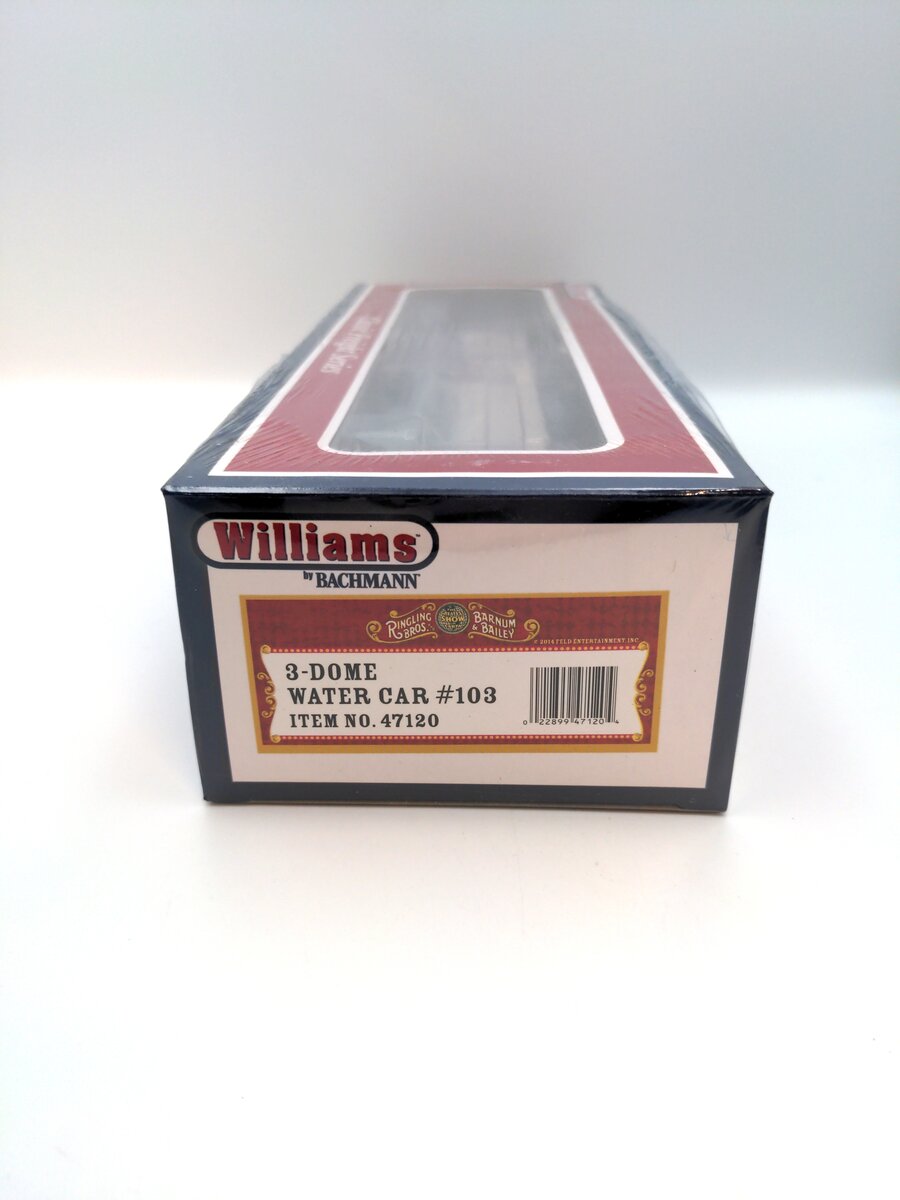Williams 47120 Ringling Bros. and Barnum & Bailey 3-Dome Tank Car