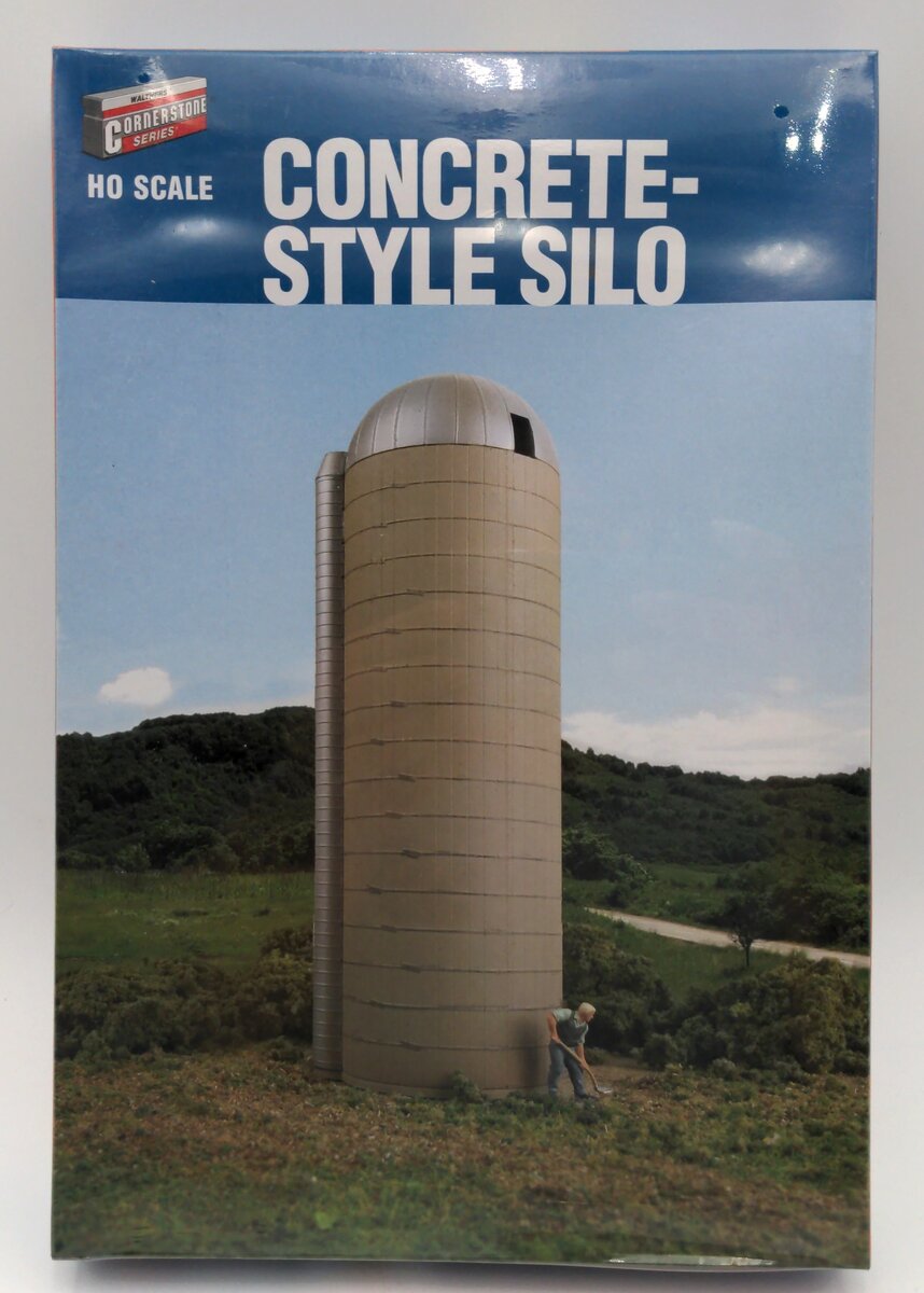 Walthers 933-3332 HO Concrete-Style Silo Structure Kit