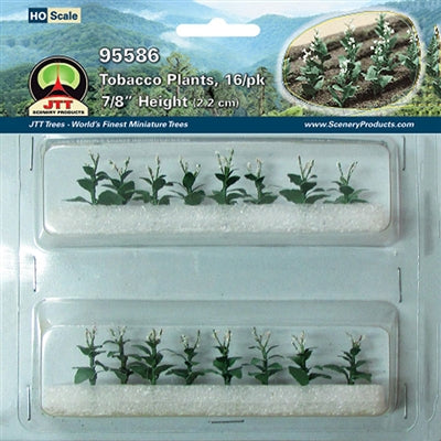 JTT Scenery Products 95586 HO Tobacco Plants Pack (16)
