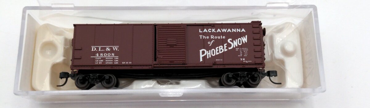 Atlas 50002327 N Delaware, Lackawanna & Western USRA Steel Rebuilt Boxcar #48008