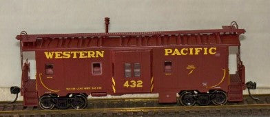 Athearn 74794 HO RTR Bay Window Caboose, WP/Brown #432