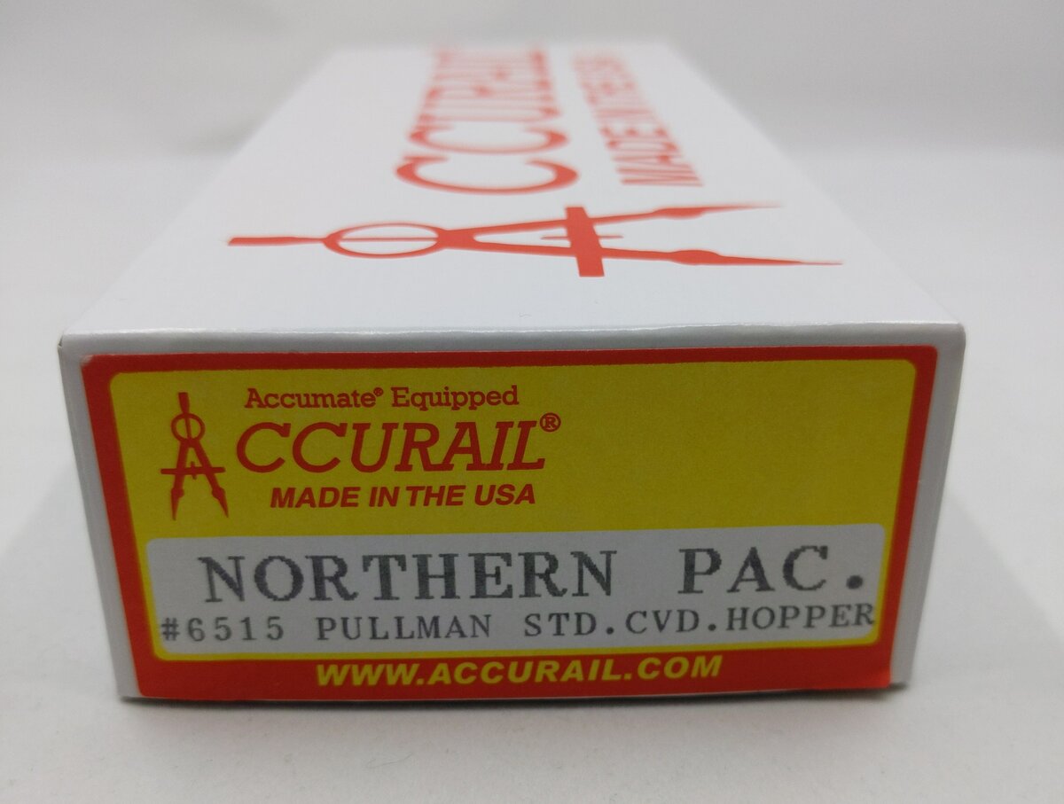 Accurail 6515 HO Scale Northern Pacific Pullman Standard Covered Hopper #: 76829