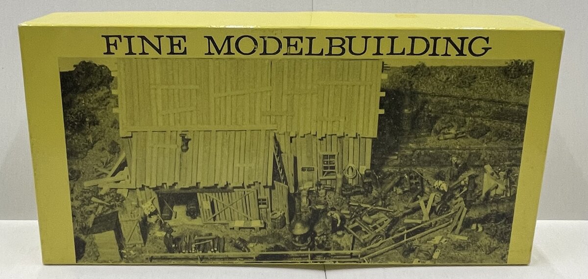 Fine Scale Miniatures 160 HO Scale Logging Repair Shed Laser-Cut Building Kit LN/Box