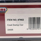 Williams 47952 O Duluth, Missabe & Iron Range Operating Coal Dump 3-Rail Car