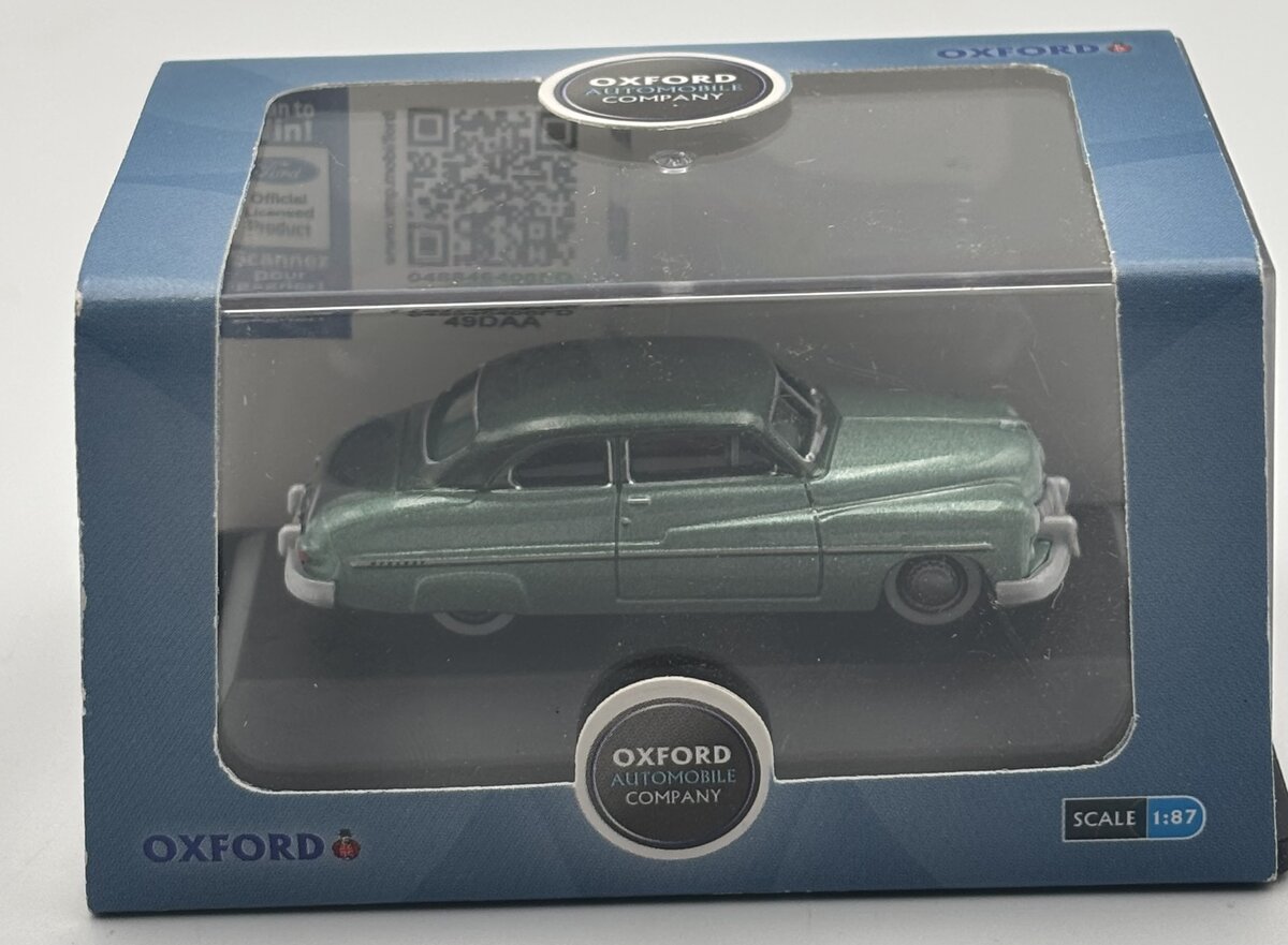 Oxford Diecast 87ME49001 HO Mogul Green 1949 Mercury Adelia