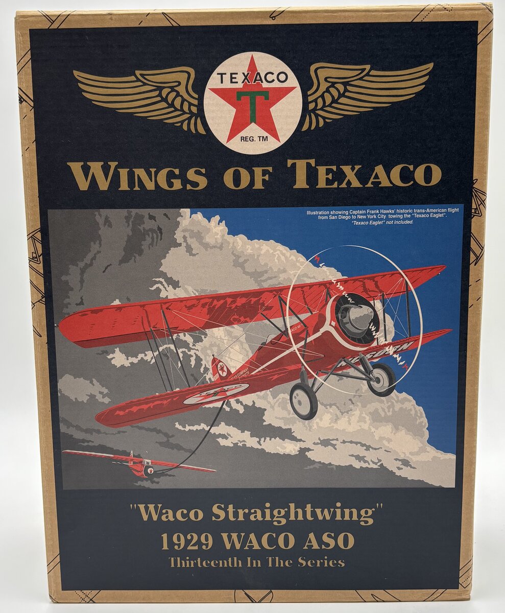 Ertl 21564P 1929 Waco ASO "Waco Straightwing" Airplane Coin Bank