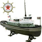 Ertl 19800 Texaco Die-Cast Fire Chief Tugboat Coin Bank
