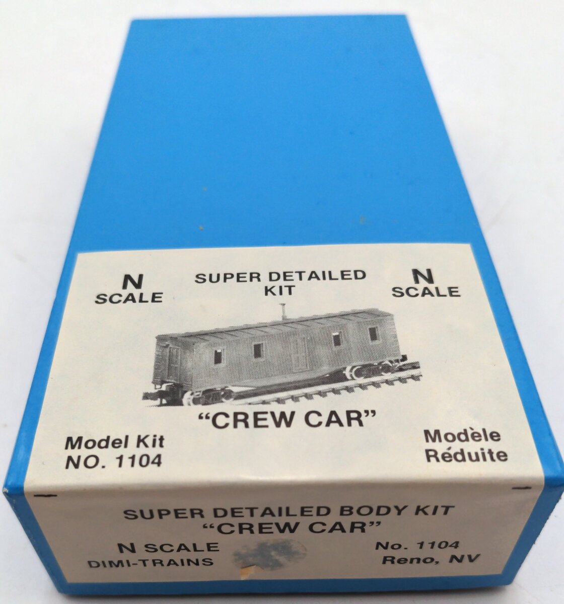 Dimi-Trains 1104 N Scale "Crew Car" Super Detailed Body Model Kit