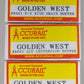 Accurail 8061 HO Scale Golden West 50' Steel X-Post Boxcar (Set of 3)