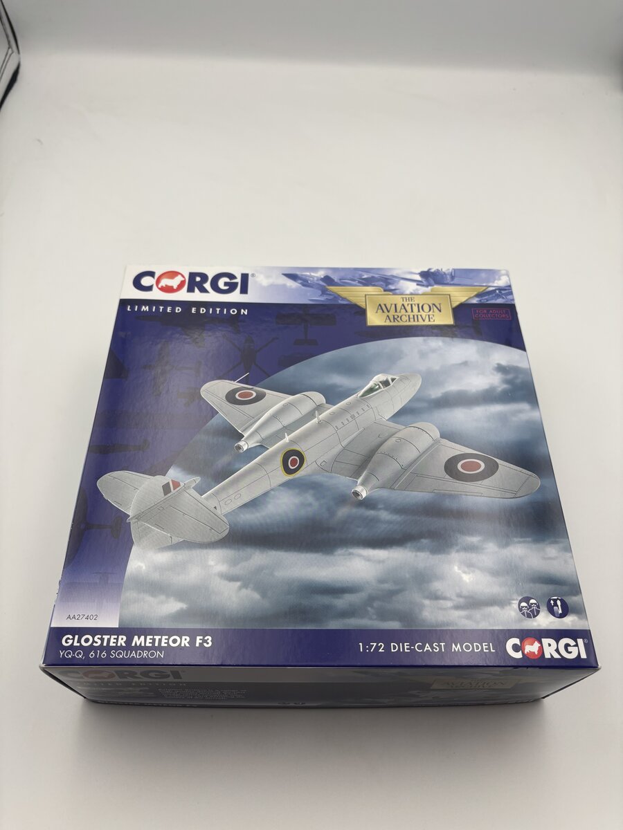 Corgi AA27402 1:72 Archive Collector Series Gloster Meteor F.Mk 3 Fighter Plane