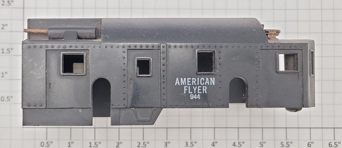 American Flyer 944-11 Black Plastic Crane Cab with Pulleys