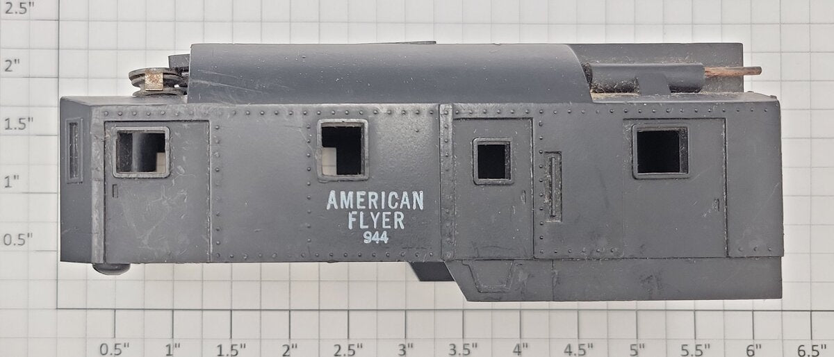 American Flyer 944-11 Black Plastic Crane Cab with Pulleys