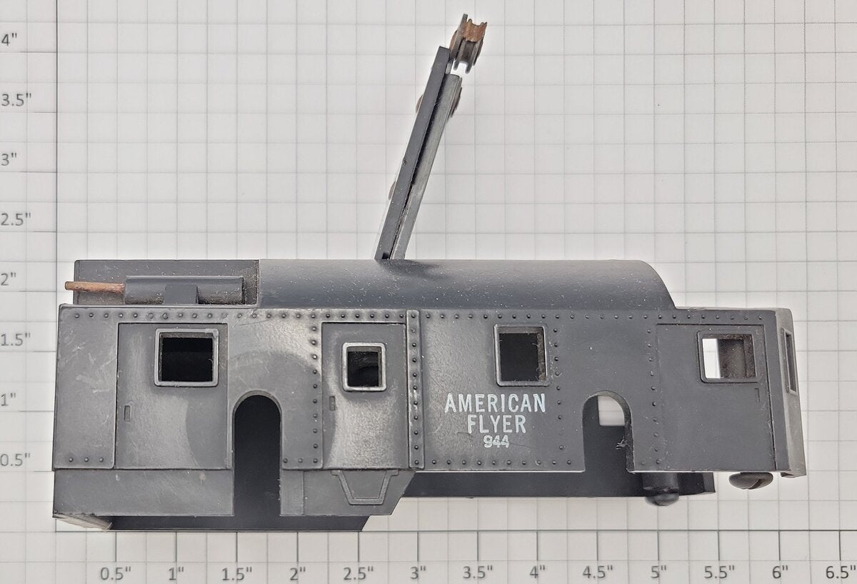American Flyer 944-11 Black Plastic Crane Cab with Pulleys