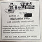 Western Scale Models MH-17 HO Blacksmith Shop Building Kit