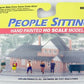 Life Like 1186 HO Scale People Sitting - Hand Painted Figures (Set of 6)