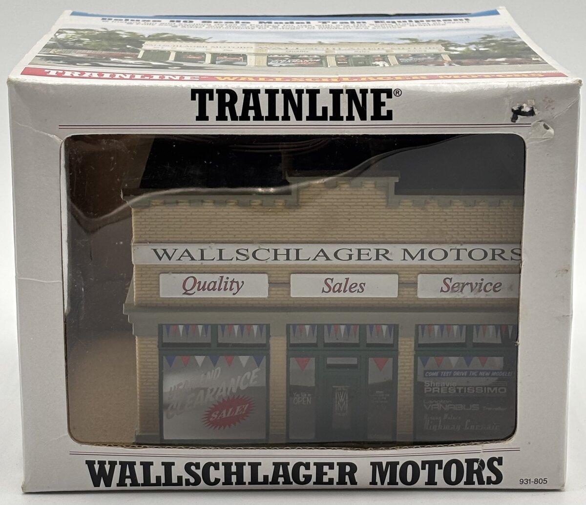 Walthers 931-805 HO Trainline Assembled Wallschlager Motors Building
