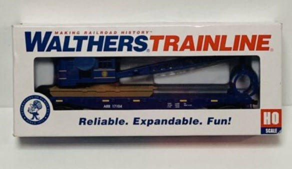Walthers 931-1780 HO Alaska Railroad Flatcar with Logging Crane
