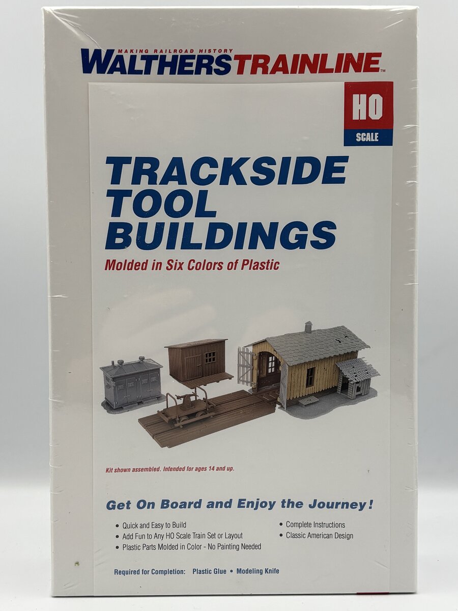 Walthers 931-909 HO Trackside Tool Buildings Kit
