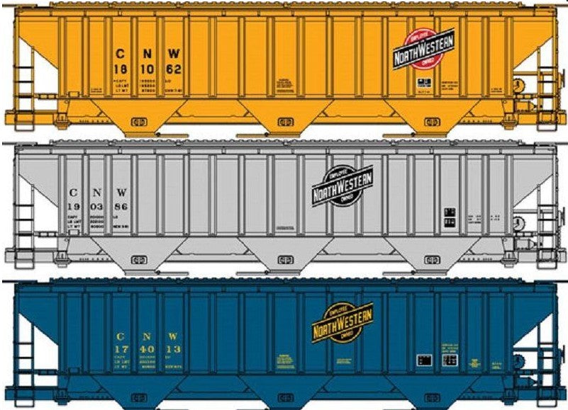 Accurail 8064 HO Scale Chicago & North Western P-S 4750 Grain Hopper