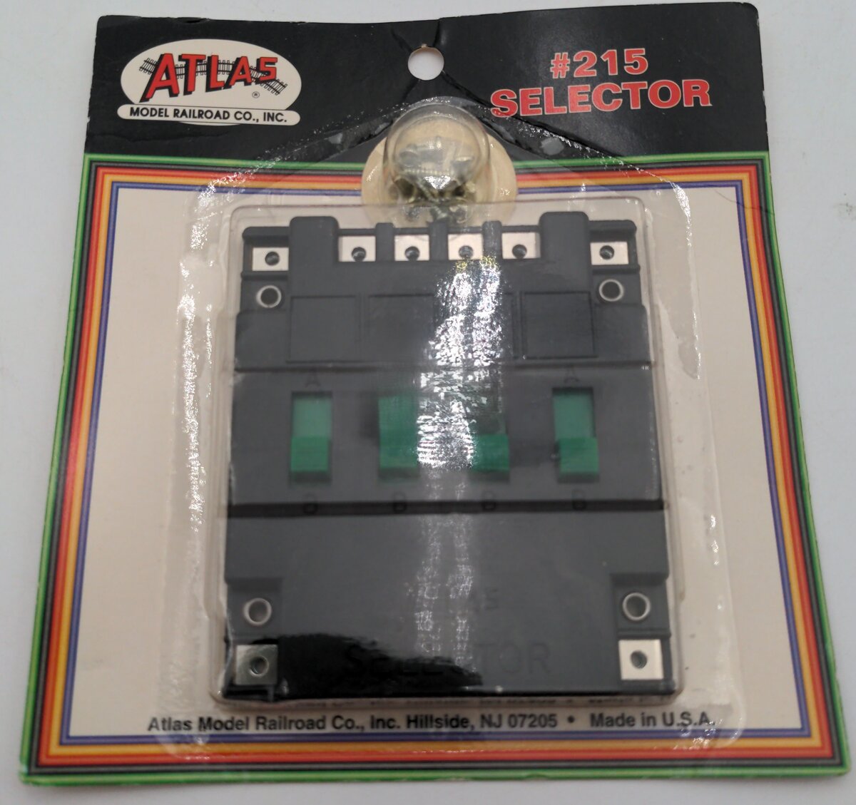 Atlas 215 HO Scale Vintage 2 Train Selector Switch Controller