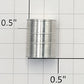 Lionel 455-23 O Gauge 5/8" H x 1/2" OD Aluminum Oil Drum with End Ridges