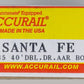 Accurail 3635 HO Scale Santa Fe 40' Double Door AAR Boxcar Kit Road #: 5346