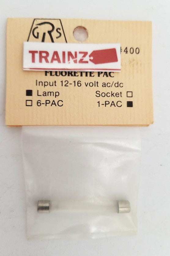 GRS 400 12-16V AC/DC Frosted Fluorette Bulb 80 ma
