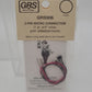 GRS 906 2-Pin Micro Connectors W/5" Wires Gold-Plated Contacts (Pack of 2)