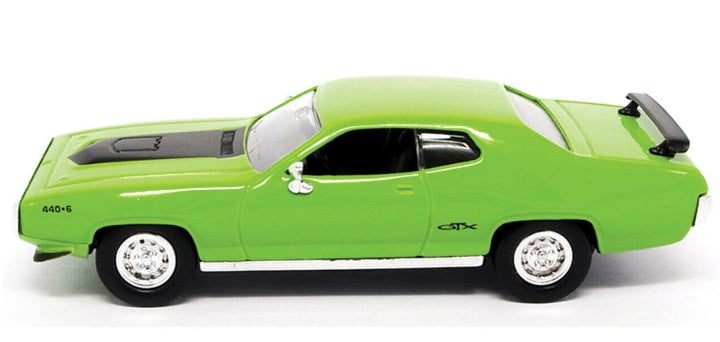 Road Signature 94218 1:43 Green & Black 1971 Plymouth GTX Collector's Edition