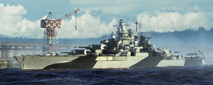 Trumpeter 05782 1:700 1944 USS Tennessee BB-43 Battleship Plastic Model Kit