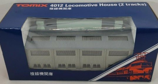 Tomix 4012 N Gauge Locomotive 2-Track Engine Shed Assembled