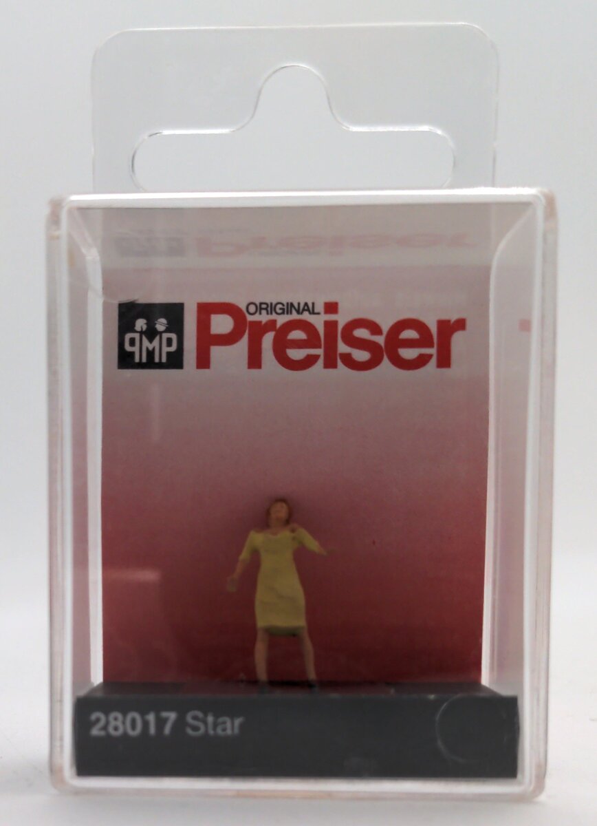Preiser 28017 HO Star Actress Performing Figure