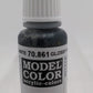 Vallejo Paint 70861 Glossy Black Model Color Acrylic Paint - 17 ml. Bottle