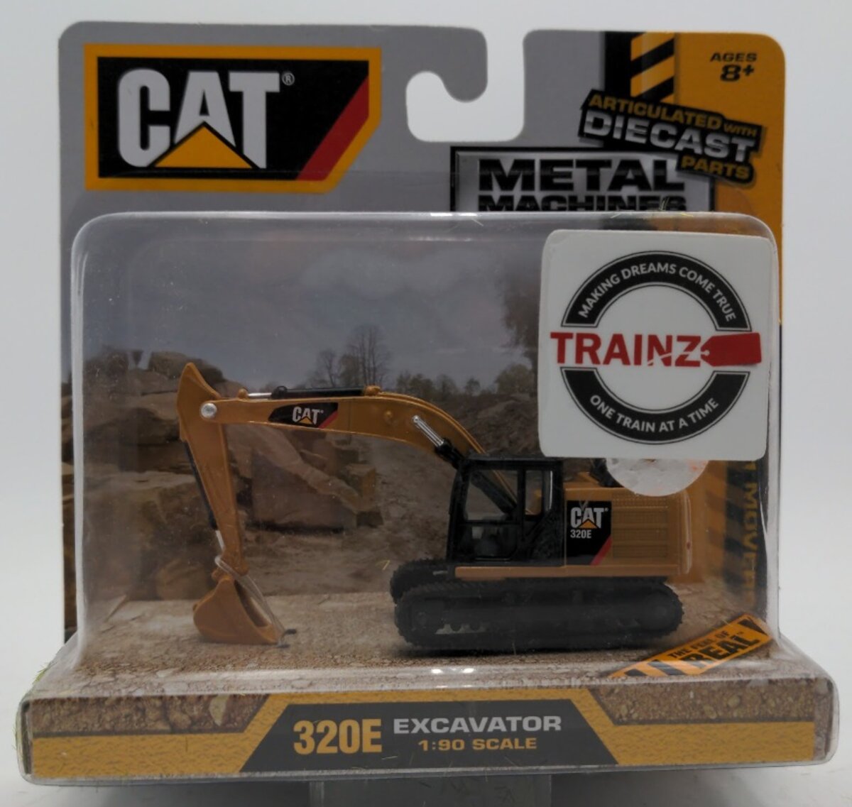 Toy State Industrial 39511 1:90 320E CAT Excavator Earth Movers
