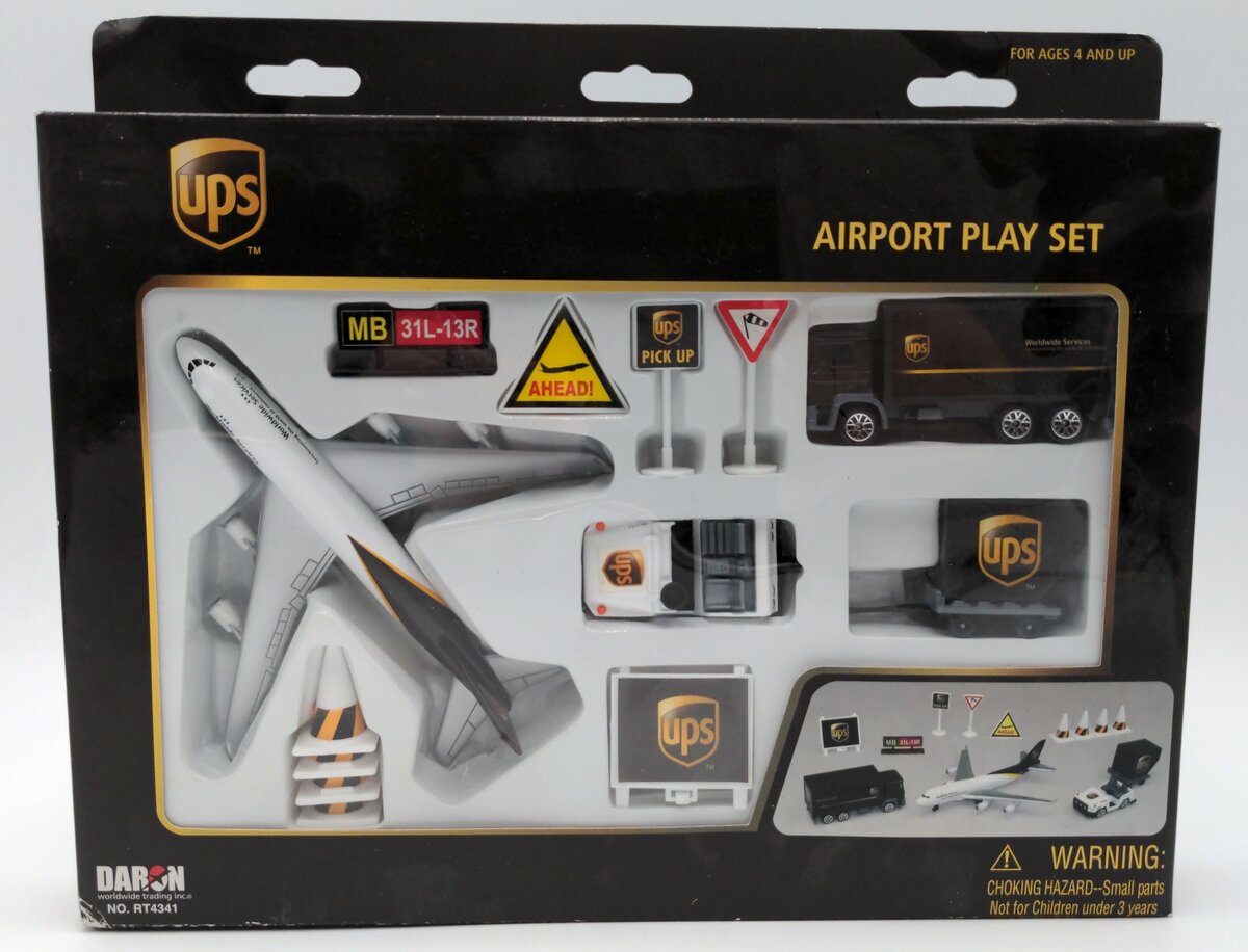 Daron Worldwide Trading RT4341 1:87 HO UPS Airport Playset