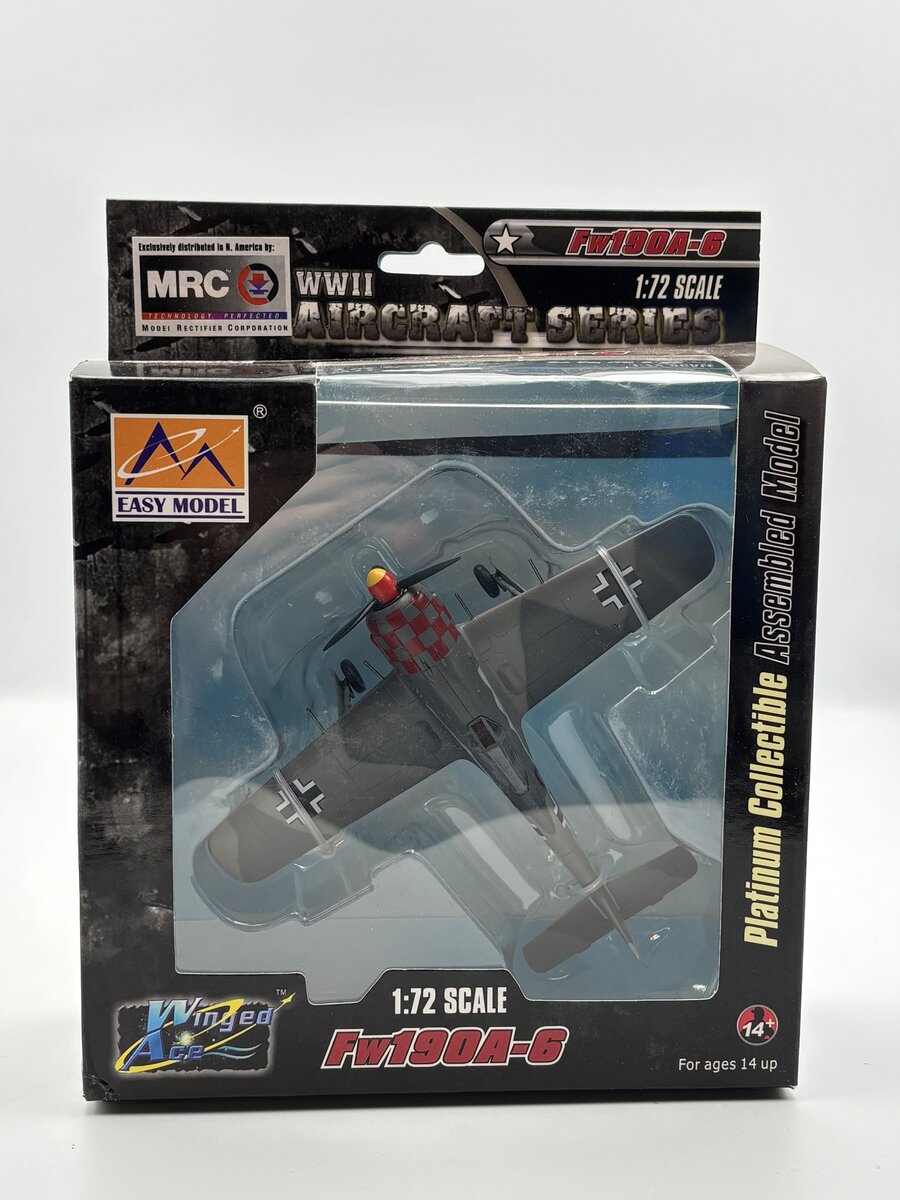 Easy Models 36403 1:72 Assembled Luftwaffe 2./JG 1 Focke-Wulf Fw 190A Plane Kit