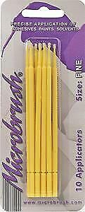 Microbrush F10 Microbrush MHF10 Fine Tip Yellow