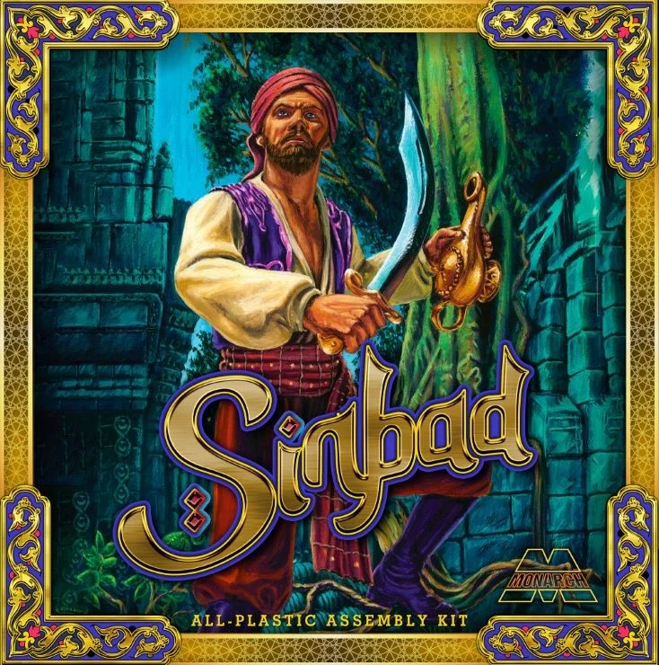 Monarch Model Company MMK201 1:8 Sinbad The Sailor Figure Plastic Model Kit