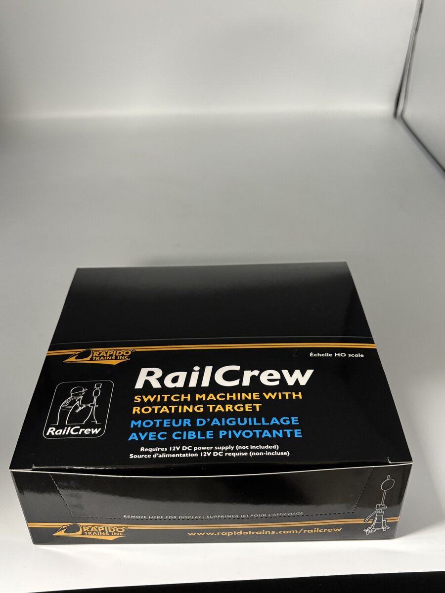 Rapido Trains 320102 HO Turnout Motor Switch Machine - RailCrew (Pack of 6)