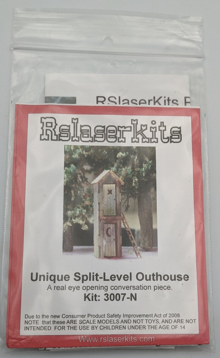 RS Laser Kits 3007 N Split-Level Outhouse