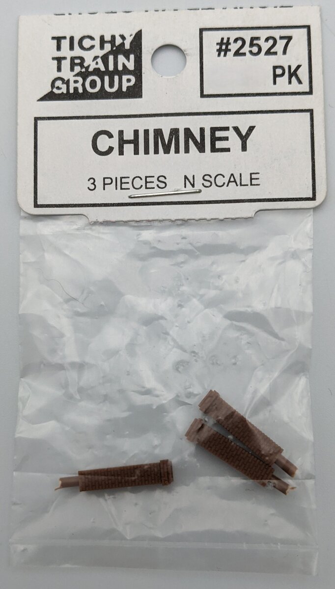 Tichy 2527 N Brick Chimney (Plastic) (3)