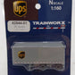 Trainworx Inc 42844-01 N UPS 28' Pup Van Trailer w/Converter Dolly # 729892