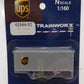 Trainworx Inc 42844-02 N UPS 28' Pup Van Trailer w/Converter Dolly # 729906