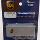 Trainworx Inc 42844-04 N UPS 28' Pup Van Trailer w/Converter Dolly # 729930