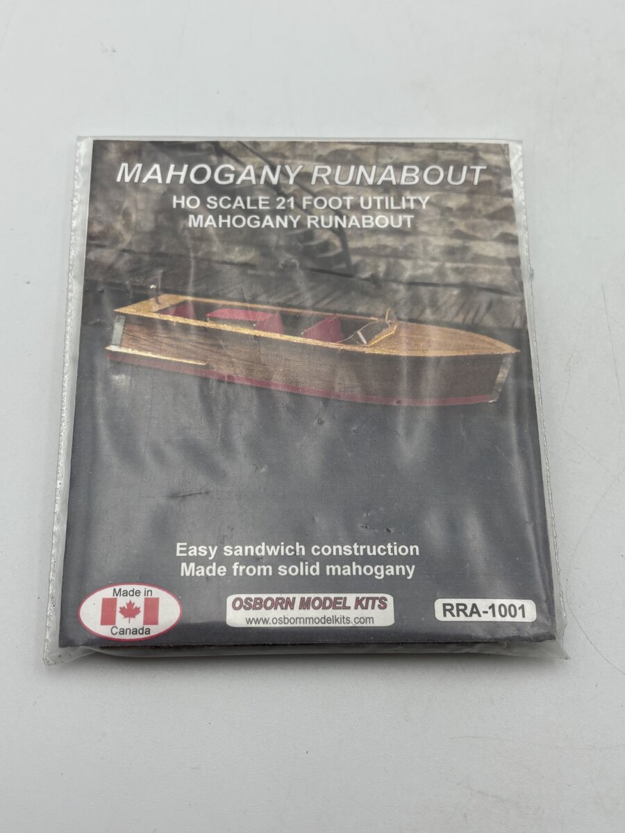 Osborn Model Kits 1001 Ho 21' Mahogany Runabout