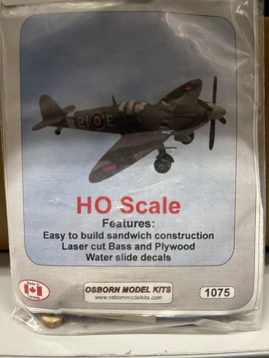 Osborn s 1075 HO Spitfire IX Supermarine Military Aircraft Plane Model Kit
