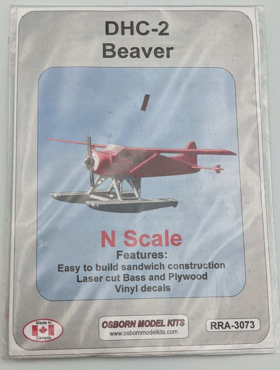 Osborn s 3073 N DHC-2 Beaver Military Aircraft Plane Model Kit